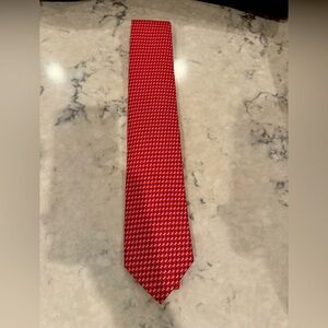 Men’s Red Silk Hermes Necktie Tie